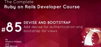 #76- Devise and Bootstrap in ruby on rails