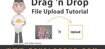 File Upload Drag and Drop Tutorial HTML5 JavaScript PHP