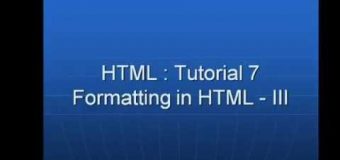 Formatting in HTML, Headings : Chapter 7