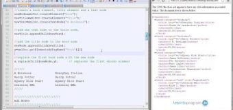 How to replace Nodes JavaScript # Module 2 – Lesson 25