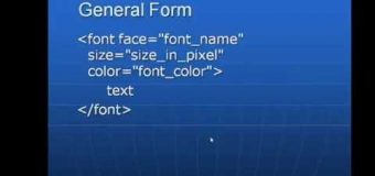 How to Style Fonts in HTML : Chapter 8