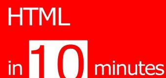 learn HTML in 10 minutes