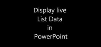 SharePoint Tutorial #66: List Data in PowerPoint