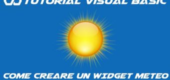 Tutorial Visual Basic #17 Widget Meteo