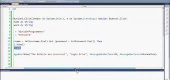 VB.NET Visual Studio: Basic Login System Tutorial #10