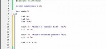 Buckys C++ Programming Tutorials – 5 – Creating a Basic Calculator