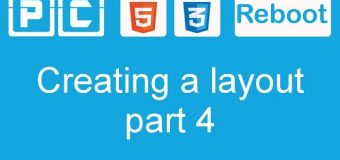 HTML5 and CSS3 beginners tutorial 37 – creating a website layout [part 4]