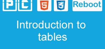 HTML5 and CSS3 beginners tutorial 41 – introduction to tables