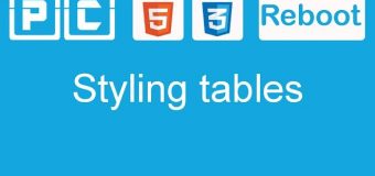 HTML5 and CSS3 beginners tutorial 43 – styling tables