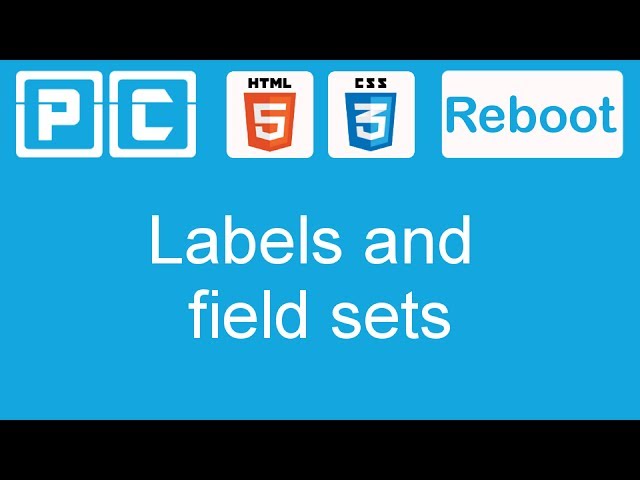 HTML5 and CSS3 beginners tutorial 50 – labels and fieldsets