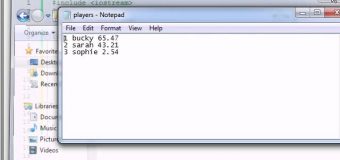 Buckys C++ Programming Tutorials – 67 – Reading Custom File Structures