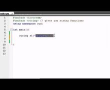 Buckys C++ Programming Tutorials – 71 – string Class and string Functions