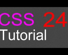 CSS Layout Tutorial – 24 – The next step