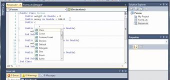 Visual Basic Tutorial – 91 – Introduction To Classes