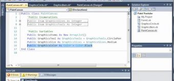 Visual Basic Tutorial – 171 – Paint Part 4   Building PaintCanvas