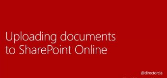 Uploading documents to SharePoint Online