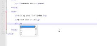 XHTML & CSS Tutorial Ep: 1 ¦ The Head And Body