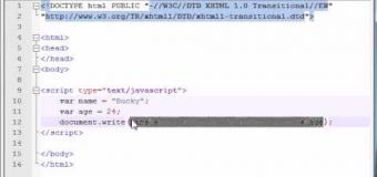 Beginner JavaScript Tutorial – 5 – Using Variables with Strings