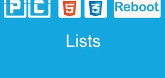 HTML5 and CSS3 beginners tutorial 5 – lists