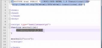 Beginner JavaScript Tutorial – 7 – Using Parameters with Functions