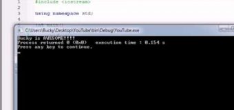 Buckys C++ Programming Tutorials – 8 – if Statement