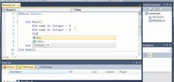 Visual Basic Tutorial – 9 – Math Operators