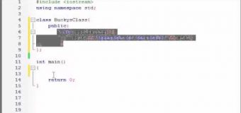 Buckys C++ Programming Tutorials – 12 – Introduction to Classes and Objects