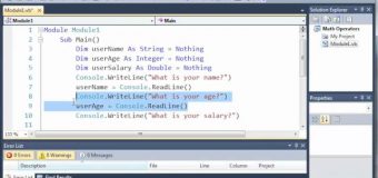 Visual Basic Tutorial – 11 – Getting User Input