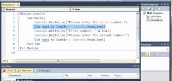 Visual Basic Tutorial – 12 – Creating A Basic Calculator