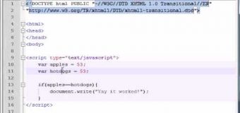 Beginner JavaScript Tutorial – 14 – if Statement