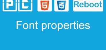 HTML5 and CSS3 beginners tutorial 13 – font properties