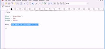 Beginner PHP Tutorial – 17 – Concatenation