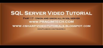 Union and union all in sql server   Part 17