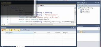 Visual Basic Tutorial – 23 – Comparing Strings