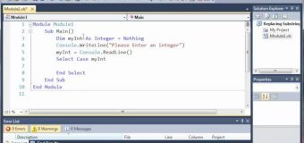 Visual Basic Tutorial – 24 – Select Case