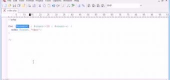 Beginner PHP Tutorial – 27 – for Loop