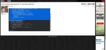 Python Programming Tutorial – 27 – How to Build a Web Crawler (3/3)
