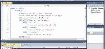 Visual Basic Tutorial – 25 – Select Case Else