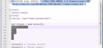 Beginner JavaScript Tutorial – 29 – Other Ways to Create Arrays