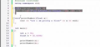 Buckys C++ Programming Tutorials – 30 – Function Overloading