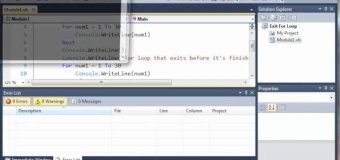 Visual Basic Tutorial – 28 – Exiting For Loop
