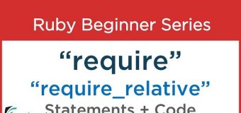 #30 Ruby Tutorial – Require and Require Relative codes in Ruby