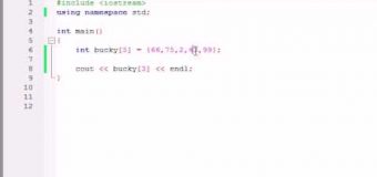 Buckys C++ Programming Tutorials – 32 – Arrays