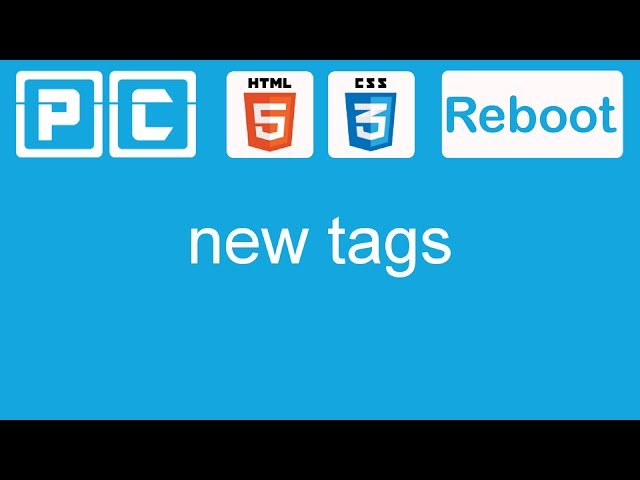 HTML5 and CSS3 beginners tutorial 33 – New tags for the layout