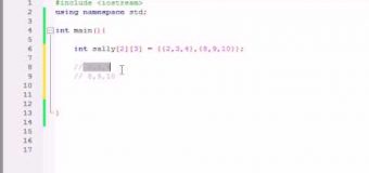 Buckys C++ Programming Tutorials – 36 – Multidimensional Arrays
