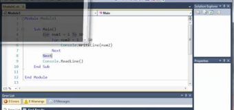 Visual Basic Tutorial – 34 – Nested Loops