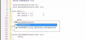 Buckys C++ Programming Tutorials – 39 – Pass by Reference with Pointers