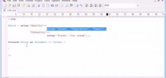 Beginner PHP Tutorial – 41 – for each Statement