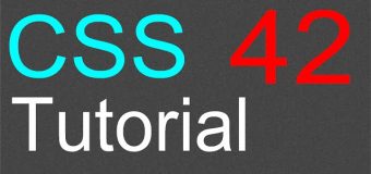CSS Tutorial for Beginners – 42 – Vertical menu Part 2