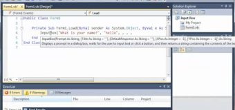 Visual Basic Tutorial – 41 – Input Box